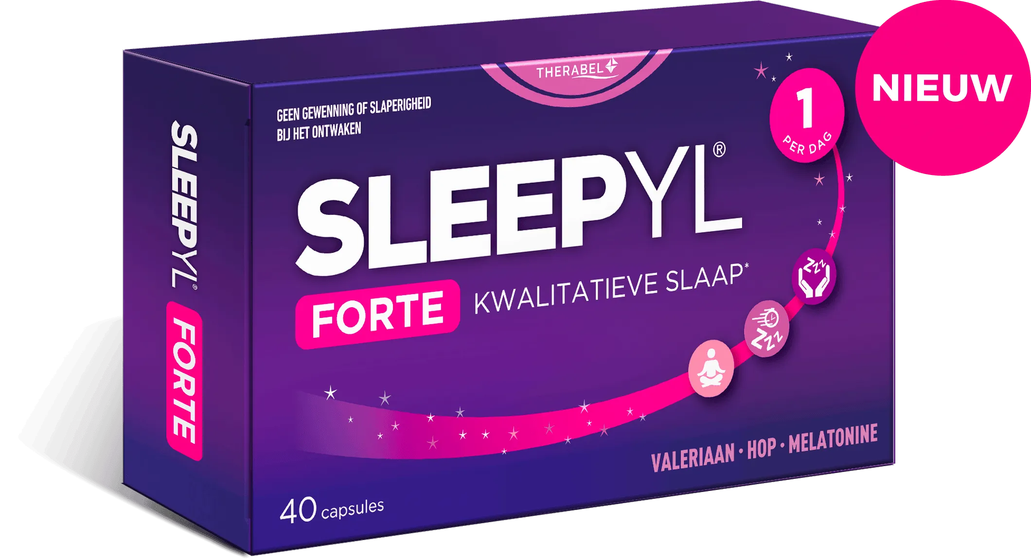 SLEEPYL® FORTE
de 3-voudige werking met FORTE effect
